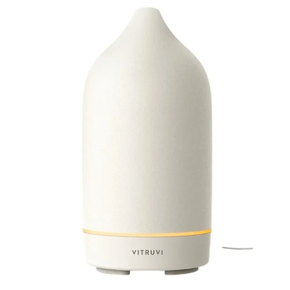 VITRUVI White Stone Oil Air Diffuser New in Box
